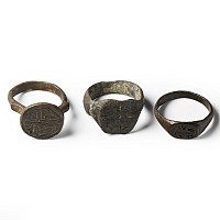 Medieval Bronze Ring Group