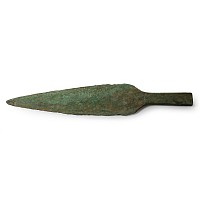 Western Asiatic Bronze Short Sword with Integral Hilt