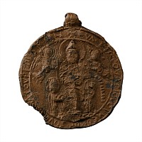 Byzantine Lead Pendant with Simeon Stylites