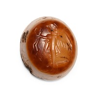 Roman Banded Agate Gemstone with Victory