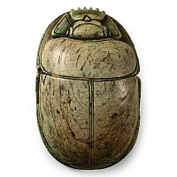 Grand Tour Steatite Scarab with Hieroglyphics