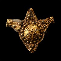 Byzantine Gold Filigree Bead