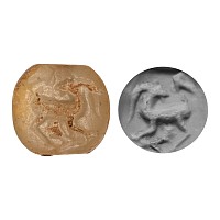 Post Minoan Agate Gemstone with Goat
