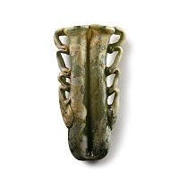 Roman Glass Double Balsamarium with Iridescence