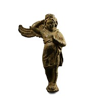 Roman Bronze Statuette of Eros Disguised as Actor