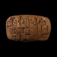 Proto-Sumerian Pictographic Terracotta Tablet