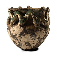 Roman Glass Flask with Gallery
