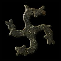 Roman Bronze Plate Brooch
