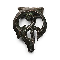 Roman Bronze Plate Brooch