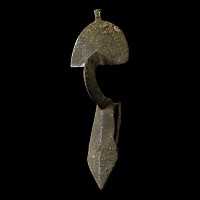 Frankish Bronze Radiate-Headed Brooch