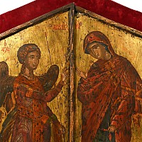 Doors with Annunciation of the Virgin Scene