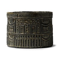 Bactrian Decorated Stone Vessel