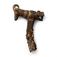 Luristan Gilt-Bronze Horse Bit Terminal