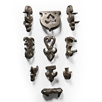 Byzantine Silver Horse Harness Mount Group