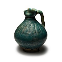 Western Asiatic Blue-Glazed Vessel