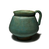 Western Asiatic Blue-Glazed Vessel