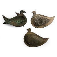 Western Asiatic Bronze Cosmetic Dish Group