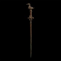 Byzantine Bronze Pin with Duck