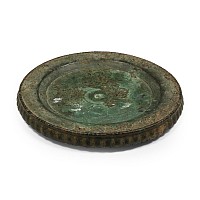 Roman Bronze Patera with Decorations