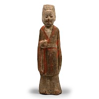 Chinese Tang Painted Terracotta Figure