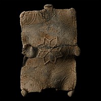 Tudor Period Lead 'Hornbook' Writing Aid