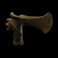 Luristan Socketted Bronze Axe Head Sar-e Tabar