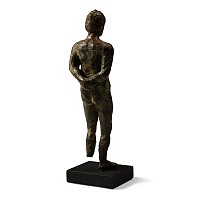 Hellenistic Bronze Figure of a Bound Captive
