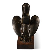 Western Asiatic Bronze Incense Burner in the Shape of an Eagle