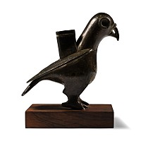 Western Asiatic Bronze Incense Burner in the Shape of an Eagle