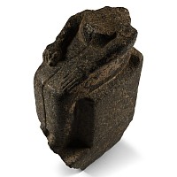 Egyptian Granite Seated Figure