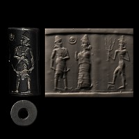 Old Babylonian Haematite Cylinder Seal