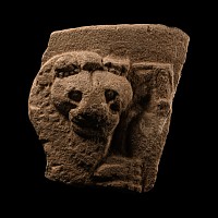 Sumerian Limestone Plaque with Lion