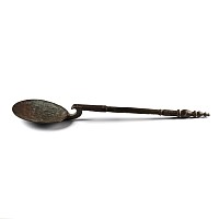 Roman Swan-Necked Silver Spoon