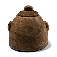 Sumerian Stone Kohl Pot with Two Suspension Holes