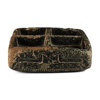 Syro-Hittite Steatite Container with Engraved Pairs of Animals