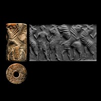 Sumerian Cylinder Seal with Animals
