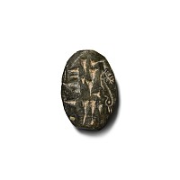 Mesopotamian Stone Seal with Engraved Design