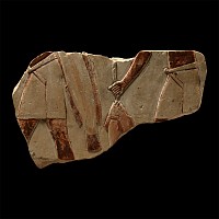Egyptian Limestone Relief Fishing Scene