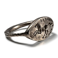 Greek Silver Ring for Skythos