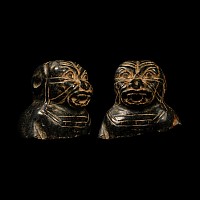 Assyrian Stone Bust of the Demon Humbaba