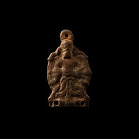 Anglo-Scandinavian Viking Bronze Stirrup Apex Mount with Odin Bound by Serpents