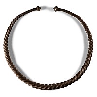 Thracian Twisted Silver Torc
