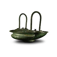 Roman Bronze Basket-Vase