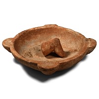 Mesopotamian Marble Mortar with Pestle