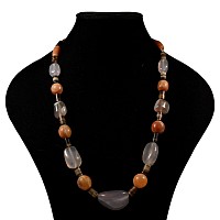 Western Asiatic Style Mixed Agate Bead Necklace