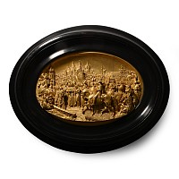 Framed Scene of St Louis Bearing the Crown of Thorns to Sainte-Chapelle