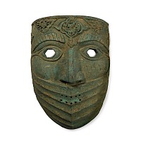 Life-Size Western Asiatic Style Bronze Mask