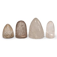 Western Asiatic Style Rock Crystal Gaming Piece Group