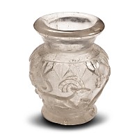 Rock Crystal Vase with Lions Attacking Ibex and Stag