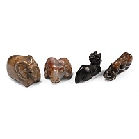 Western Asiatic Banded Stone Animal Amulet Group